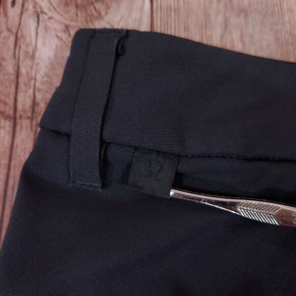 Lululemon Commission Pants Mens Size 34X30.5 Slim Fit Warpstreme Black M5439S - Picture 11 of 15